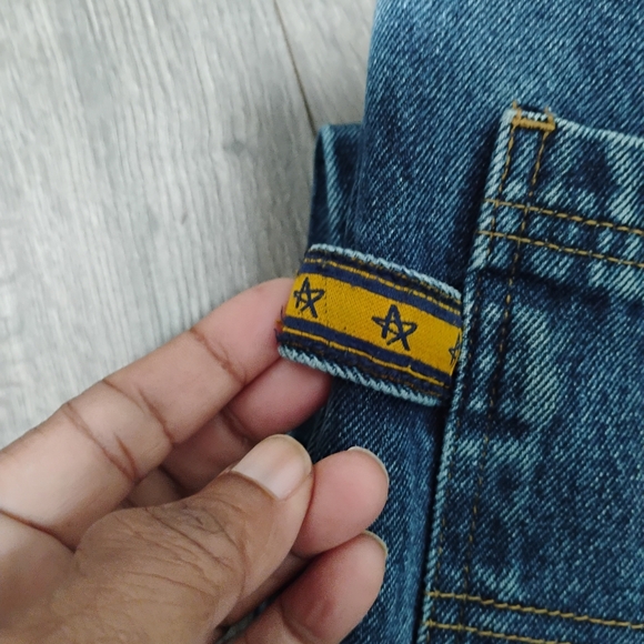 Y2K Baggy Carpenter Denim Jeans DNM Denim Attitude Hip Hop 37x32 Skater Urban - Picture 7 of 16